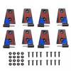 BESTAOO 8Pcs Black Replacement Side Door Hinge Kit For Jeep