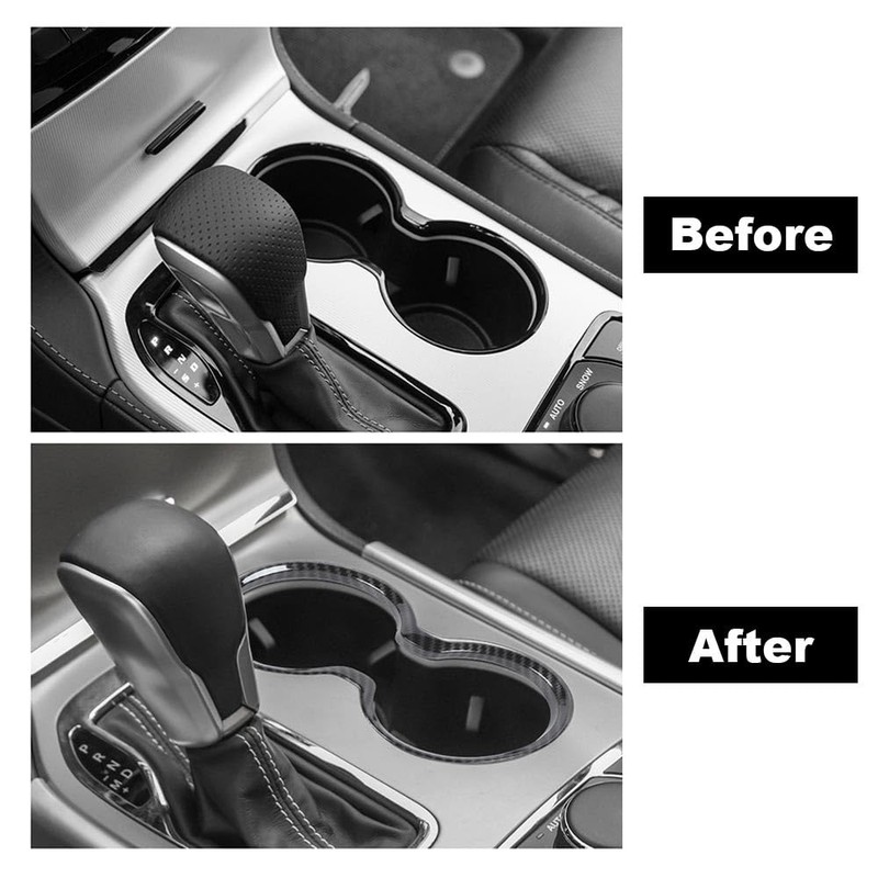 G-PLUS Gear Shift Cup Holder Cover Trim Bezel Compatible with