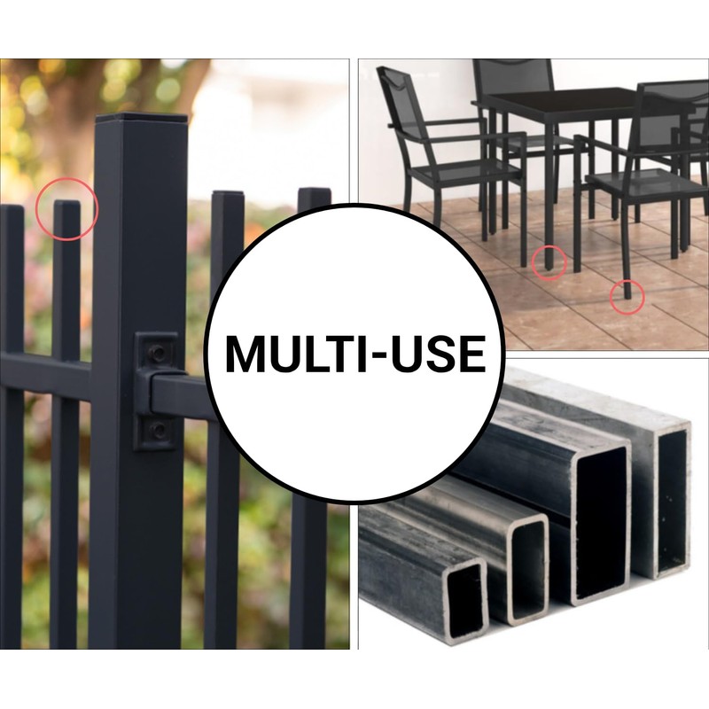 SKIR'CO Pack of 10 Rectangular Plastic Plugs 20 x 60