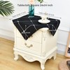 NEWISHER Farmhouse Embroidered Plaid Tablecloth Lattice Fabric Bedside Table Cloth
