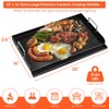 Griddle For Gas Grill, 25" x 16" Large Ceramic Coating