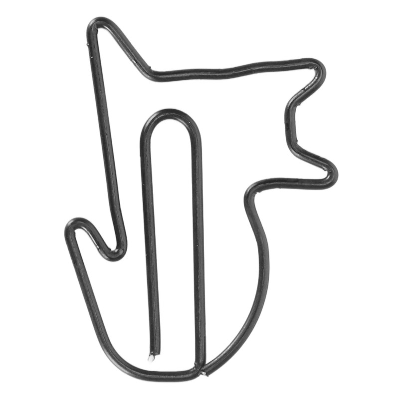 100 Pcs Cute Paper Clips Animal Shaped Fun Bookmark Document