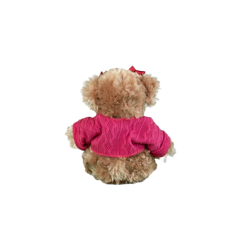 Bukowski Tova Teddy Bear 25 cm Brown/Pink with Jumper Plush