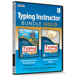Typing Instructor Bundle Gold - Mac - Includes Two Software Programs for Kids & Adults to Learn to Touch Type - CD/PC