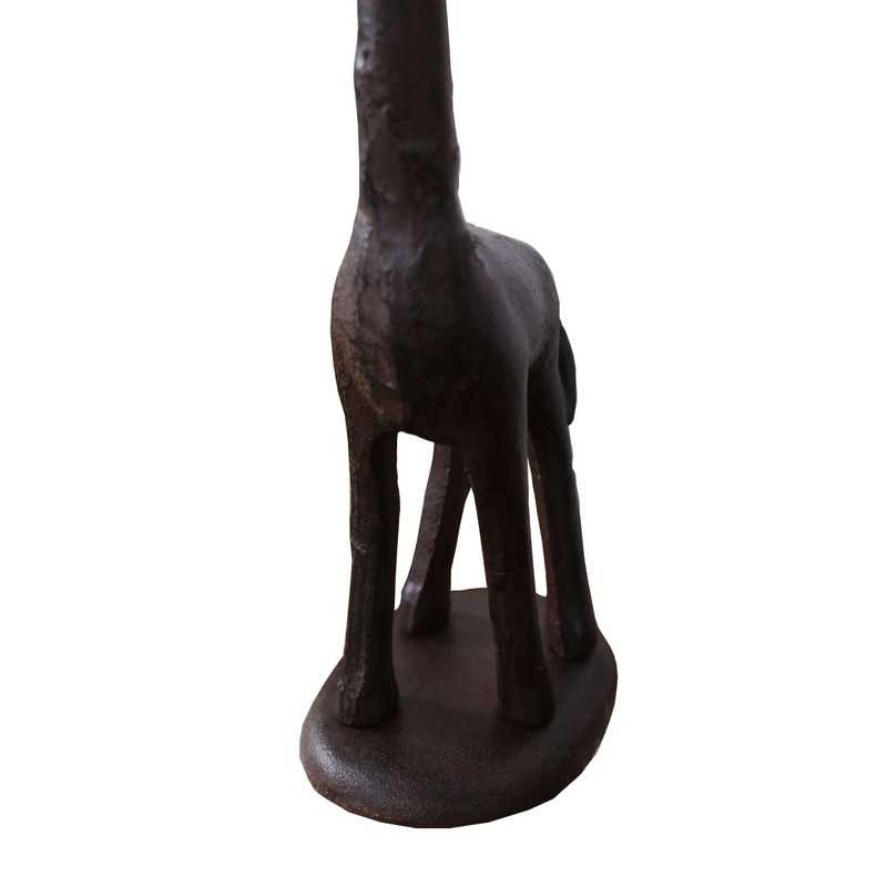 Ogrmar Cast Iron Giraffe Paper Holder Decorative Bathroom Toilet Paper