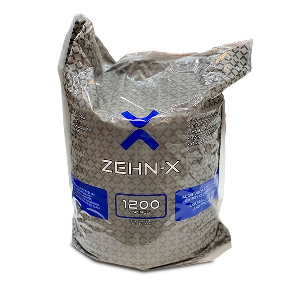 Zehn-X 1200 Count Sanitizing Wipes for Travel, Home, Office or Outdoor Use - 6" x 7"