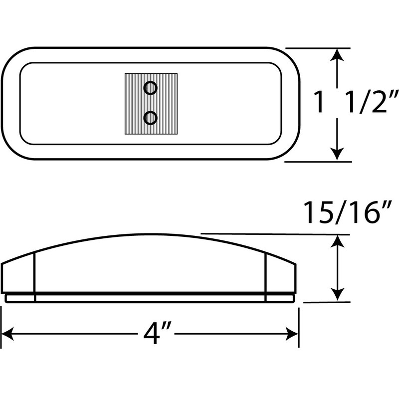 Optronics (MCL40ABP) LED Marker/Clearance Light