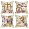 Fjfz Easter Blessings Christian Decorative Throw Pillow Covers 18 x
