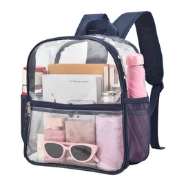 Oraben Clear Stadium Backpack 12x6x12 Small Clear Bag Stadium Approved Clear Backpack for Games Sport Events Festival Concerts