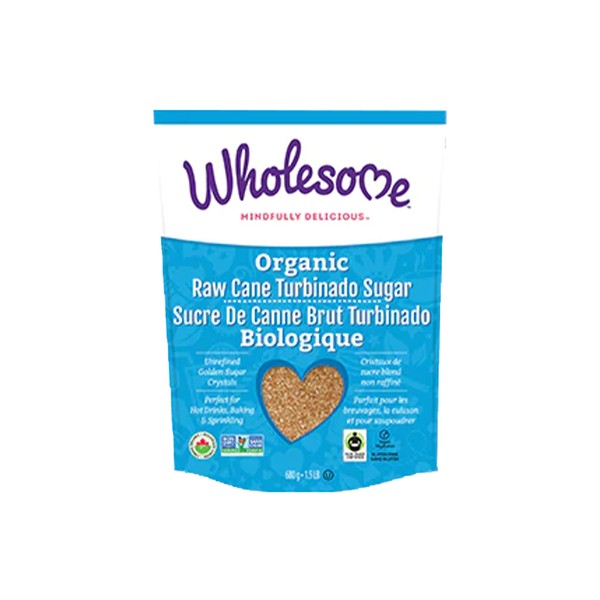 Wholesome Organic Raw Cane Turbinado Sugar 680g