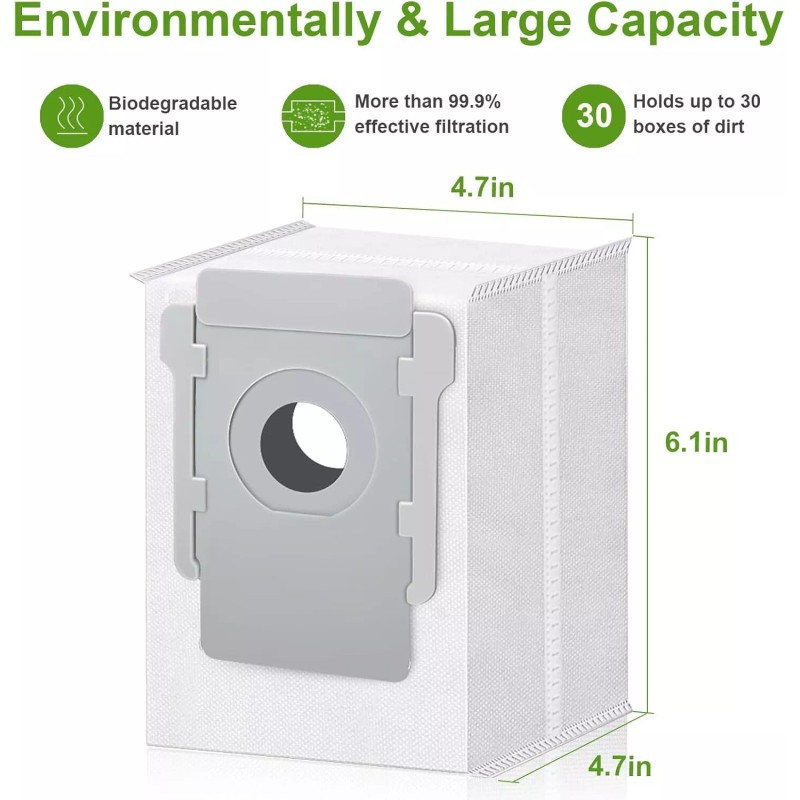 For iRobot 20 Pack Replacement Roomba Vacuum Bags, Compatible with