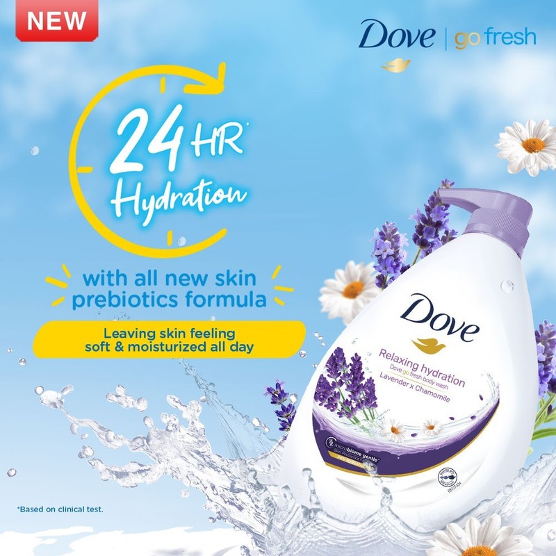 DOVE Relaxing Hydration Lavender & Chamomile Dove Go Fresh BODY