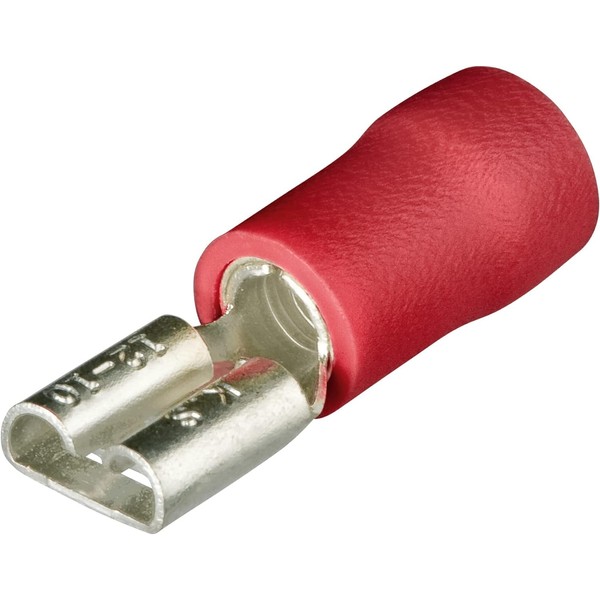 Knipex 97 99 020 Blade Terminal Sockets Insulated, Red