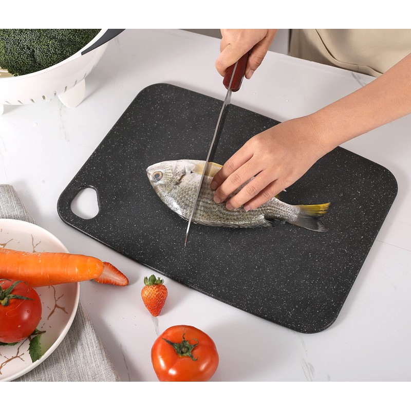 Royal Cuisine Plastic Chopping Cutting Board, Thick Cutting Board with