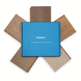 Flooret Engineered Hardwood Plank Flooring Silvan 7" Bestsellers Sample Kit | 5 Pieces of 12" Cut Samples from Real Planks | DIY Click or Glue Installation, Real Wood Wear Layer, and Scratch Resistant