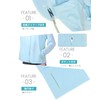 SLEEPSINERO (Innovation Improvement) Women’s Long Sleeve Rash Guard, UV Protection,