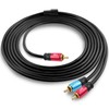 SHD RCA to 2RCA Subwoofer Cable Audio Cable 2RCA to