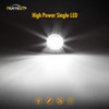 Partsam 10Pcs 3/4-Inch Waterproof LED Side Marker Lights - Flush