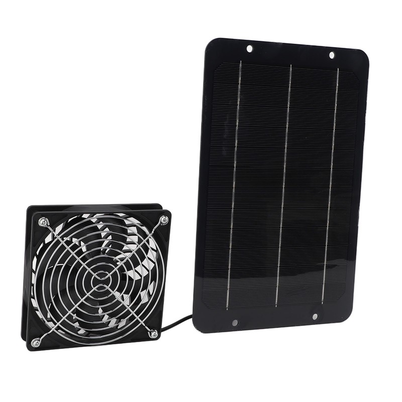 7W 12V Solar Panel Fan Kit Monocrystalline Silicon Saving Energy