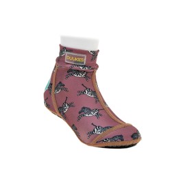 Duukies Unisex Children's Zebra Raspberry Socks (Pack of 1), red