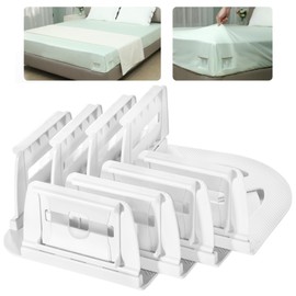 Bed Sheet Holders for Corners - Heavy Duty Fitted Sheet Holders Keep Sheets Firm & Tight Bed Sheet Grippers Lock Bed Sheets Holders for All Mattress Sizes Bedsheet Clips Easy Setup