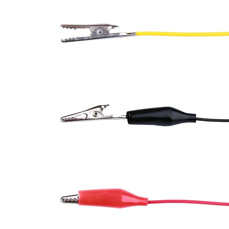 ELEGOO - Juego de 30 cables de prueba de clip