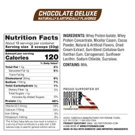 Fit Crunch FITCRUNCH Tri-Blend Whey Protein, Keto Friendly, Low Calories, High Protein, Gluten Free, Soy Free (18 Servings, Chocolate Deluxe)
