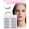 EMEDA Natural Lash Clusters C Curl Wispy Eyelash Cluster Natural
