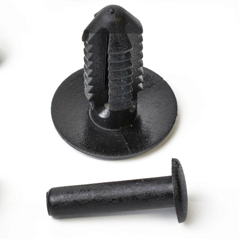 Wheel Housing Cover Clips Fastening Clips Spreader Rivets in Black