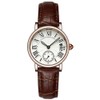 Sanda Lady Analog Round Quartz Leather Strap Date Watch Classical