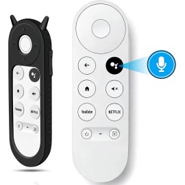 Control Remoto QYJU G9n9n Voice Air Para Google Chromecast 4k Color Blanco