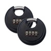 2 Packs Puyueo 4 Digital Heavy Duty Combination Padlock Disc