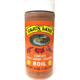 Cajun Land Complete Crab Shrimp Crawfish Boil 1 Pound - SET OF 4
