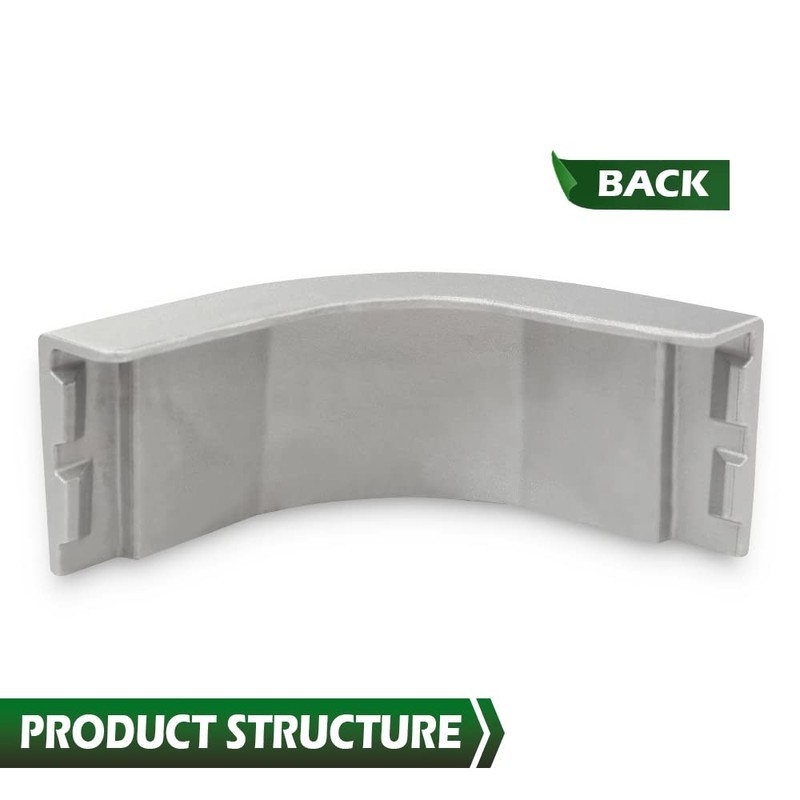 GRAND ORANGE Corner Cap Bracket Pontoon Boat Aluminum C-Shaped