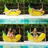 Vaygway Ride-on Inflatable Banana Pool Float- 1-2 Person Yellow Swimming
