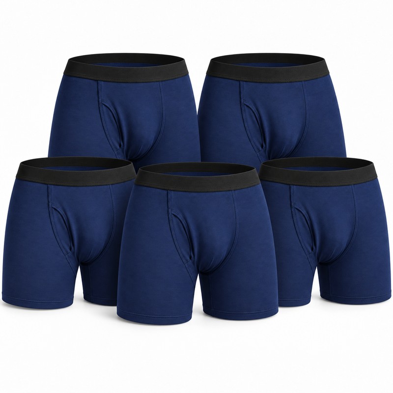 Men's Absorbent Incontinence Boxer Shorts for Urinary Leaks – Washable