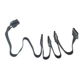 Zahara Modular Power Cable PCI-E 6Pin 1 Male to 4 SATA for C Orsair RM850 RM1000 PCI-E 6Pin 1 Male to 4