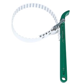 Skelang Adjustable Strap Wrench, 12" Multi-Purpose Steel Wire Belt Wrench for Replacing Water Filter, Oil Filter, Pipe Joints