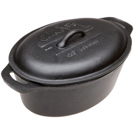 Old Mountain 4-Qt. Pre-Seasoned Casserole with Dome Lid