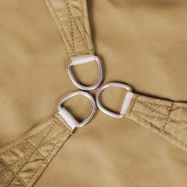 LOVE STORY Waterproof 6'5''×10' Rectangle Sand Sun Shade Sail Canopy UV Resistant for Outdoor Patio Garden Backyard