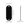 StayMax Aluminum Engraving Blanks Tags Stamping Blanks Tags with 2