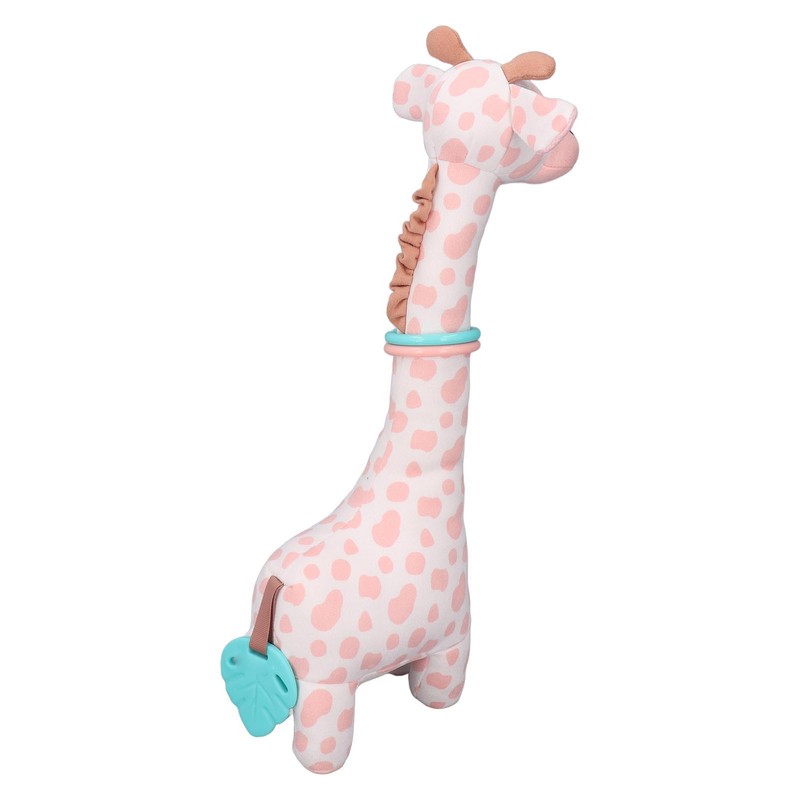 Plush Giraffe Teether Toy Fun Teether Design Cute Infant Plush