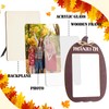 Burbell 3 Pcs Fall Pumpkin Picture Frame 4 x 6