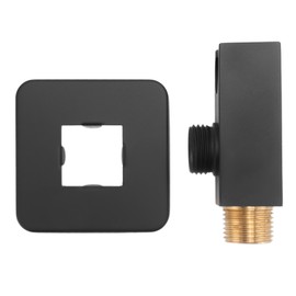 Handheld Shower Wand Holder Copper Adjustable Universal Handheld Showerhead Holder for Bathroom Black