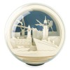 Silhouglobe Hamburg Laser Cut Wooden Diorama Ball in Transparent Ball