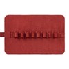 Londo Genuine Leather Pen and Pencil Roll Case (Red), OTTO395