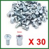 Motoforti 30pcs 5mm Thread Brake Cable Solderless Nipple for Motorcycle