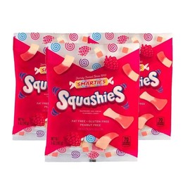 Smarties Squashies Raspberry Marshmallow Gummies – Gluten-Free, Peanut-Free, Bulk Gummy Candy (5 oz Bags, Pack of 3) - Specification: Pack of 3