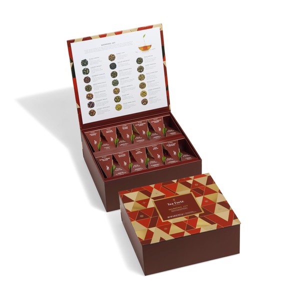 Tea Forte, Tea Chest with 40 Handmade Pyramid Tea Infusers