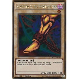 YU-GI-OH! - Right Leg of The Forbidden One (PGL2-EN022) - Premium Gold: Return of The Bling - 1st Edition - Gold Rare